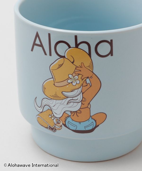 食器】スタッキングマグ【ALOHA MAPUA】(BLUE): 『Kahiko(カヒコ