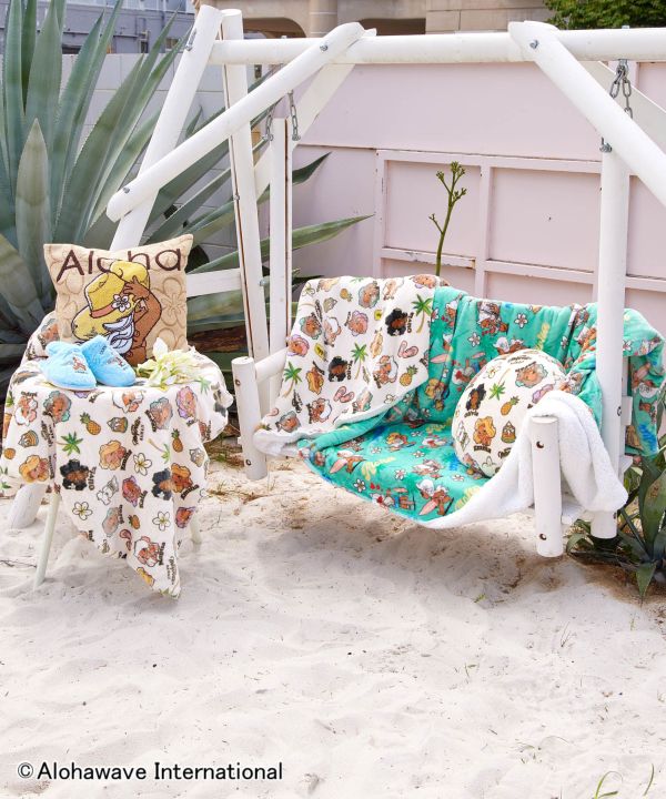 サガラクッションカバー【ALOHA MAPUA】(BLUE): 『Kahiko(カヒコ