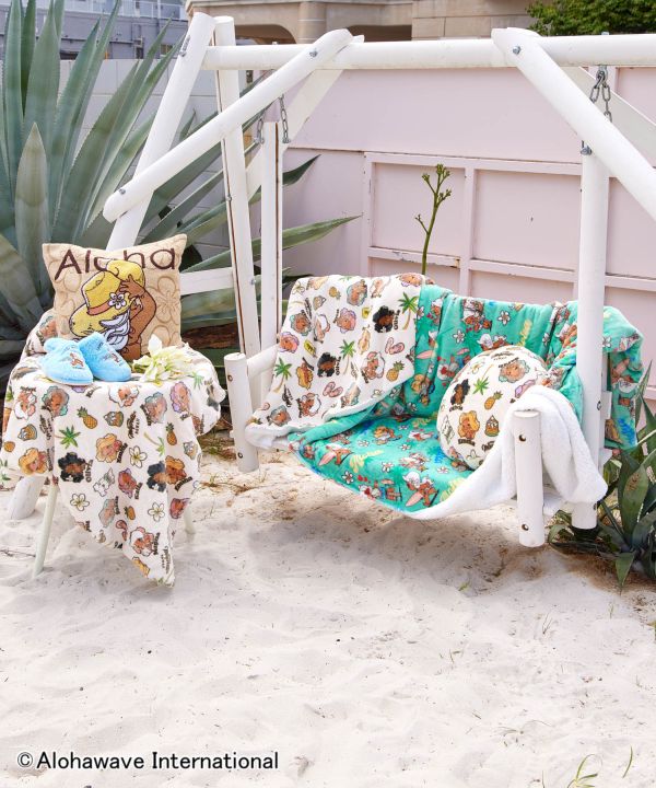 ハワイブランケット XL【ALOHA MAPUA】(WHITE): 『Kahiko(カヒコ