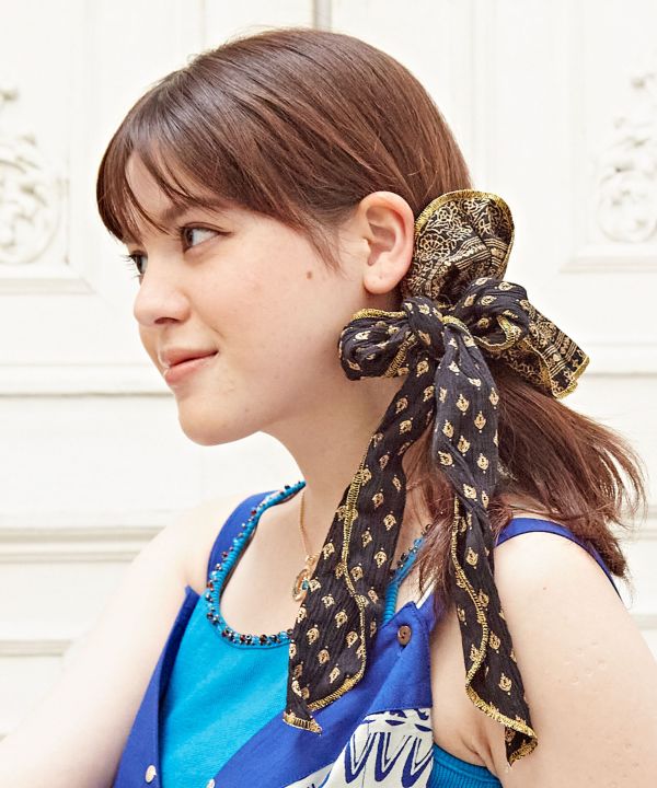 ハクリシュシュヘアゴム(BLACK): 『チャイハネ』公式通販