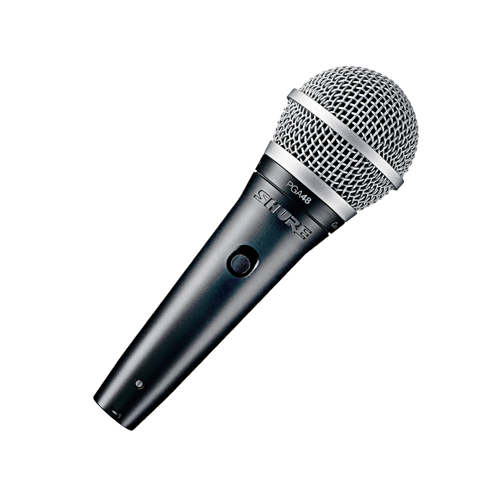 Shure PGA48 - Cardioid Dynamic Vocal Microphone (XLR Cable)