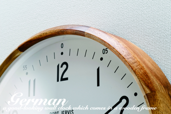 木製の壁掛け時計 / 北欧の電波時計 【German ジェルマン】 | 照明と