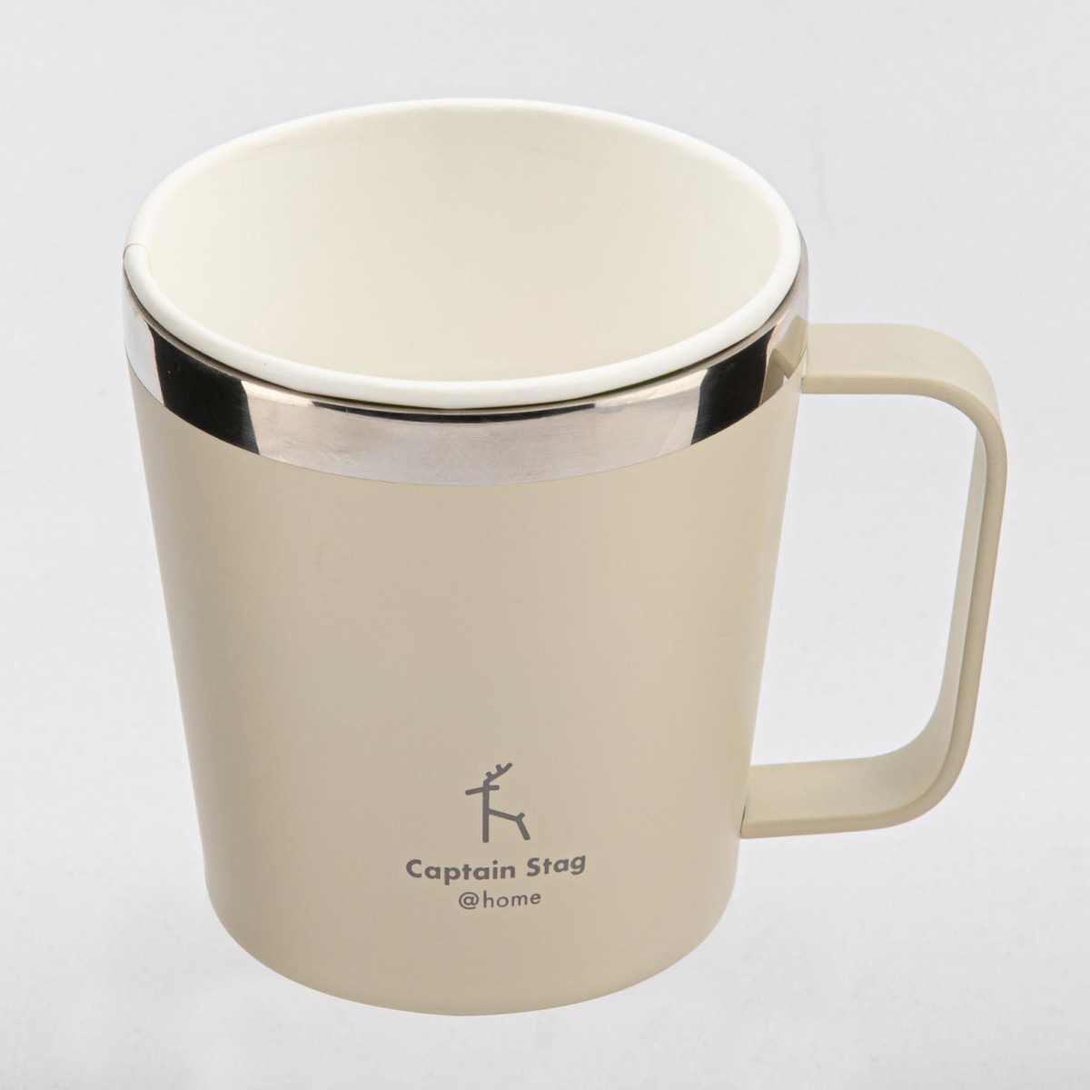 CAPTAINSTAG @home真空二重ヌードルインマグ450（ベージュ