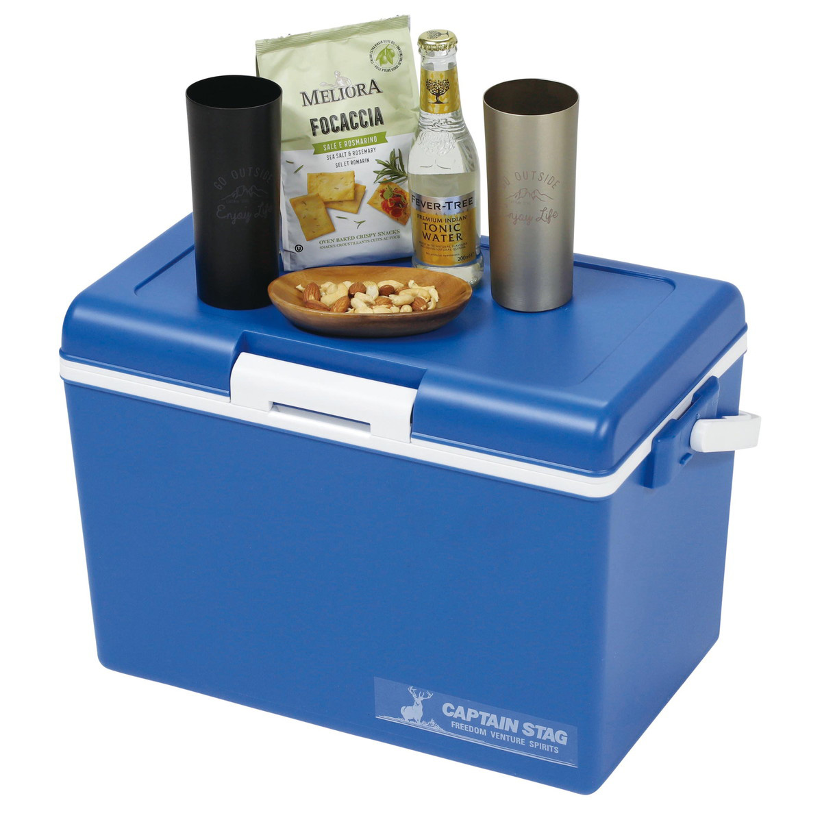 シエロクーラーボックス25（マットブルー） - アウトドア・キャンプ