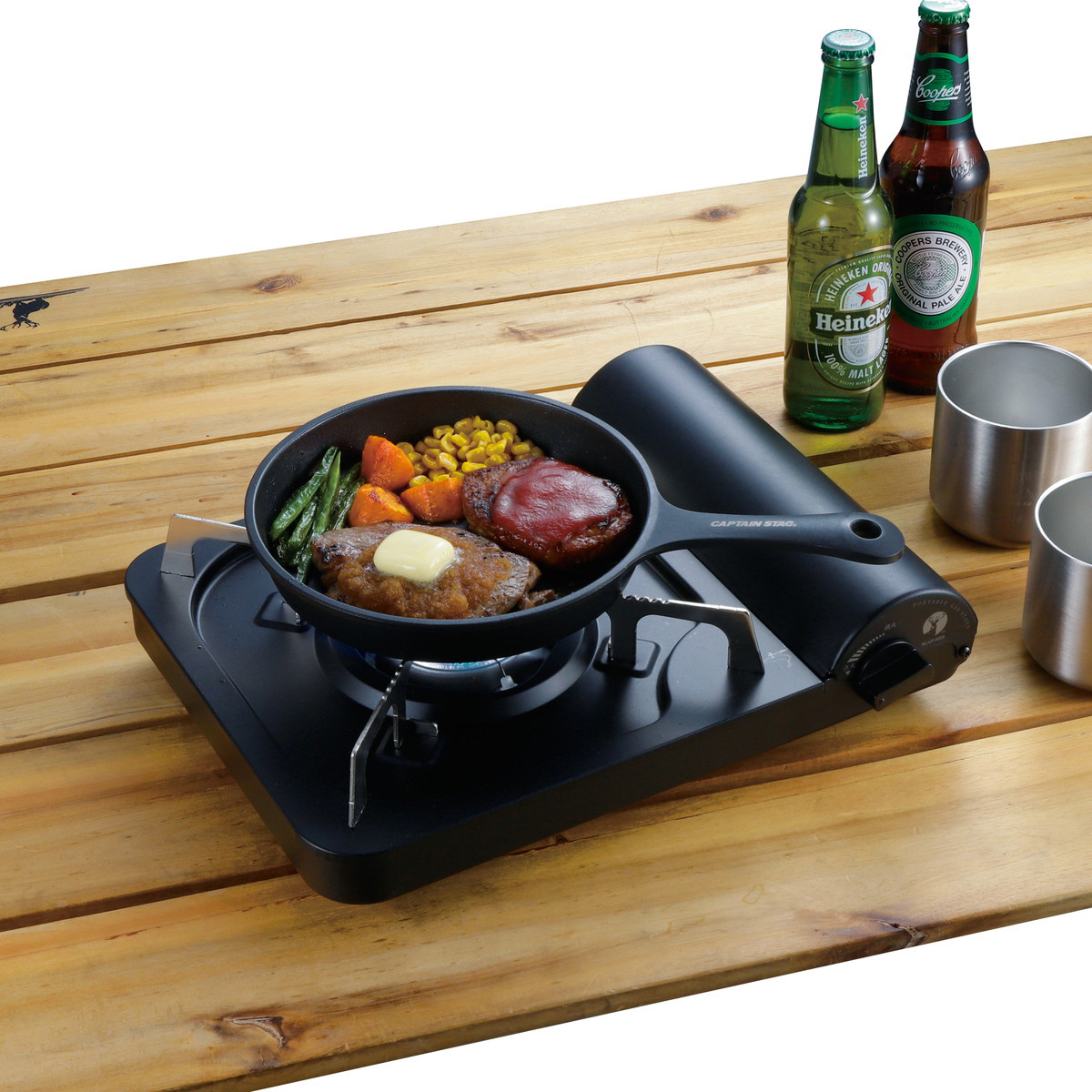 アルミ スキレット18cm ＜IH対応＞ - アウトドア・キャンプ用品