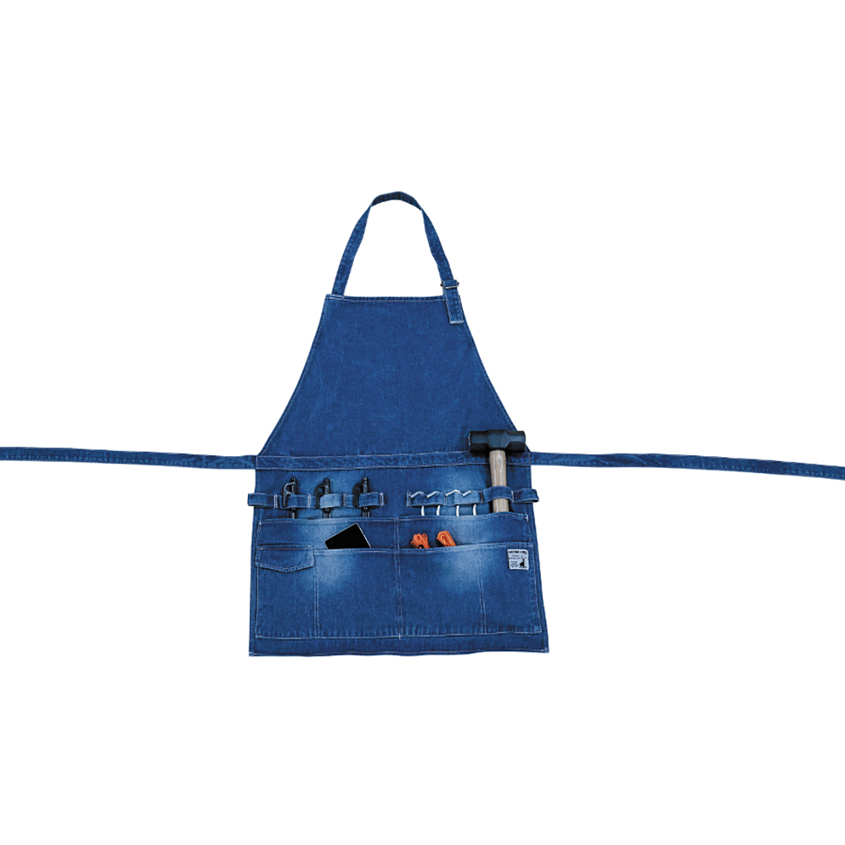 フィールド エプロン ロング(デニム) - アウトドア・キャンプ用品
