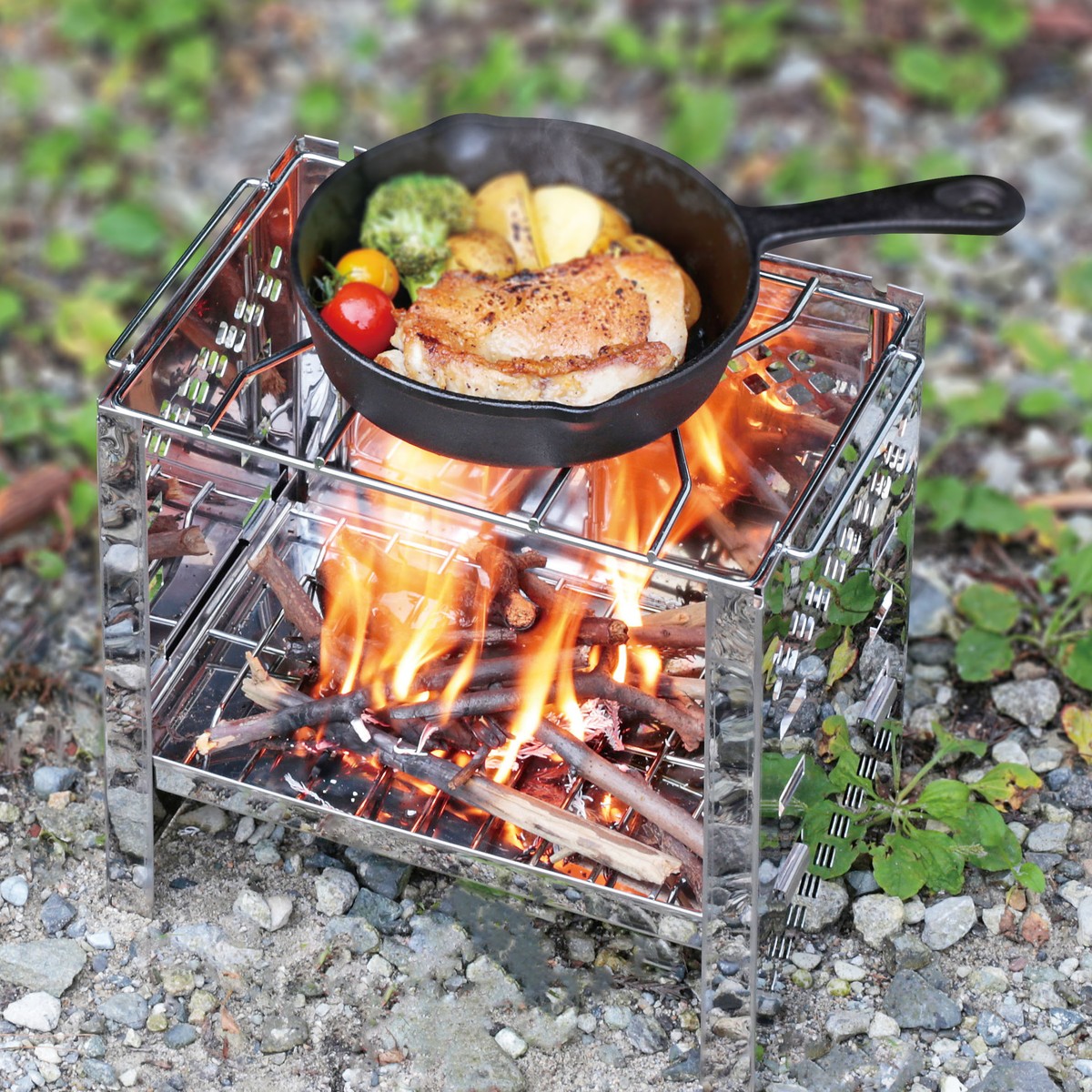カマド スマートグリルB5型用 ゴトク - アウトドア・キャンプ用品