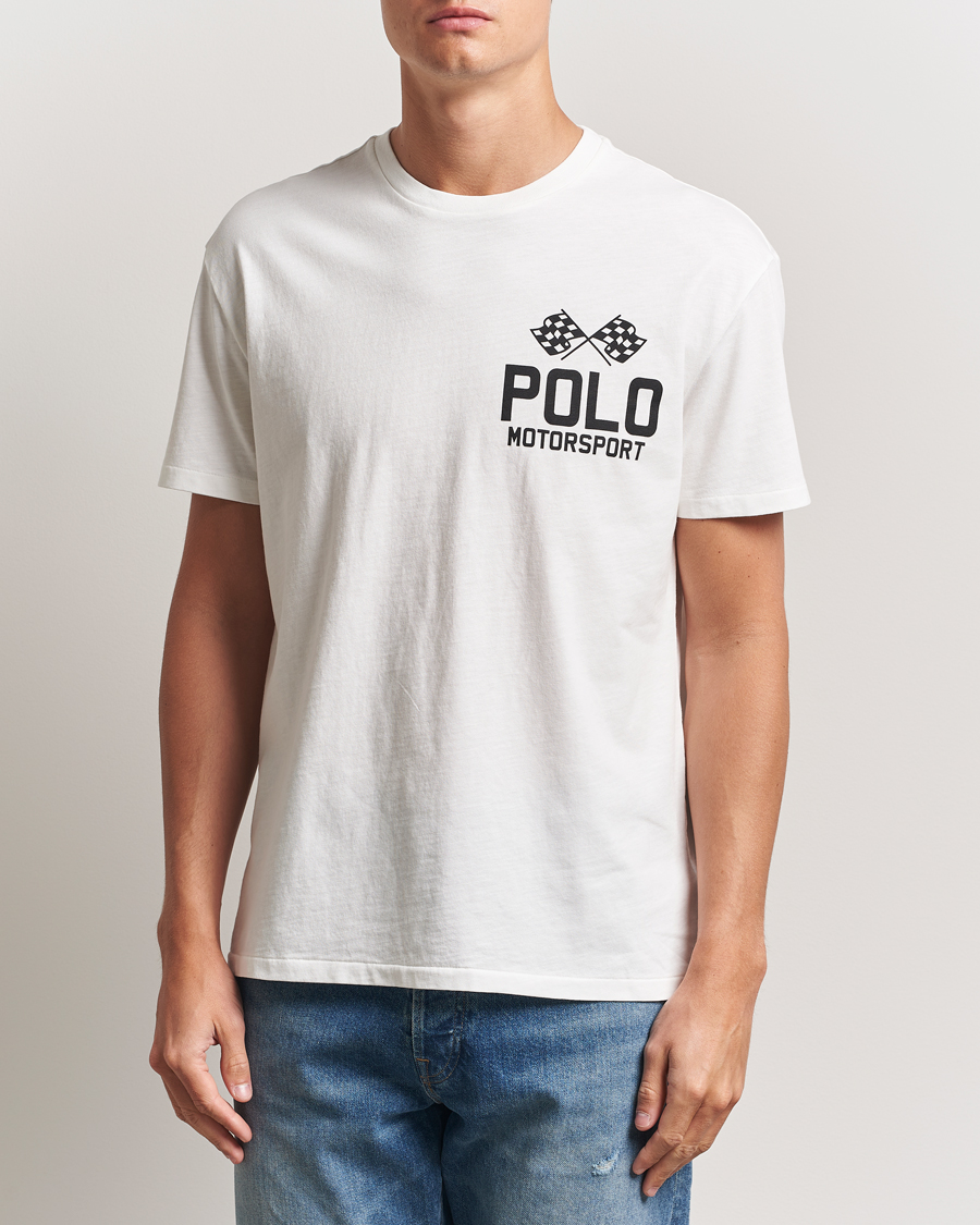 J.Lindeberg Ace Mock Neck Mercerized Cotton T-Shirt White at