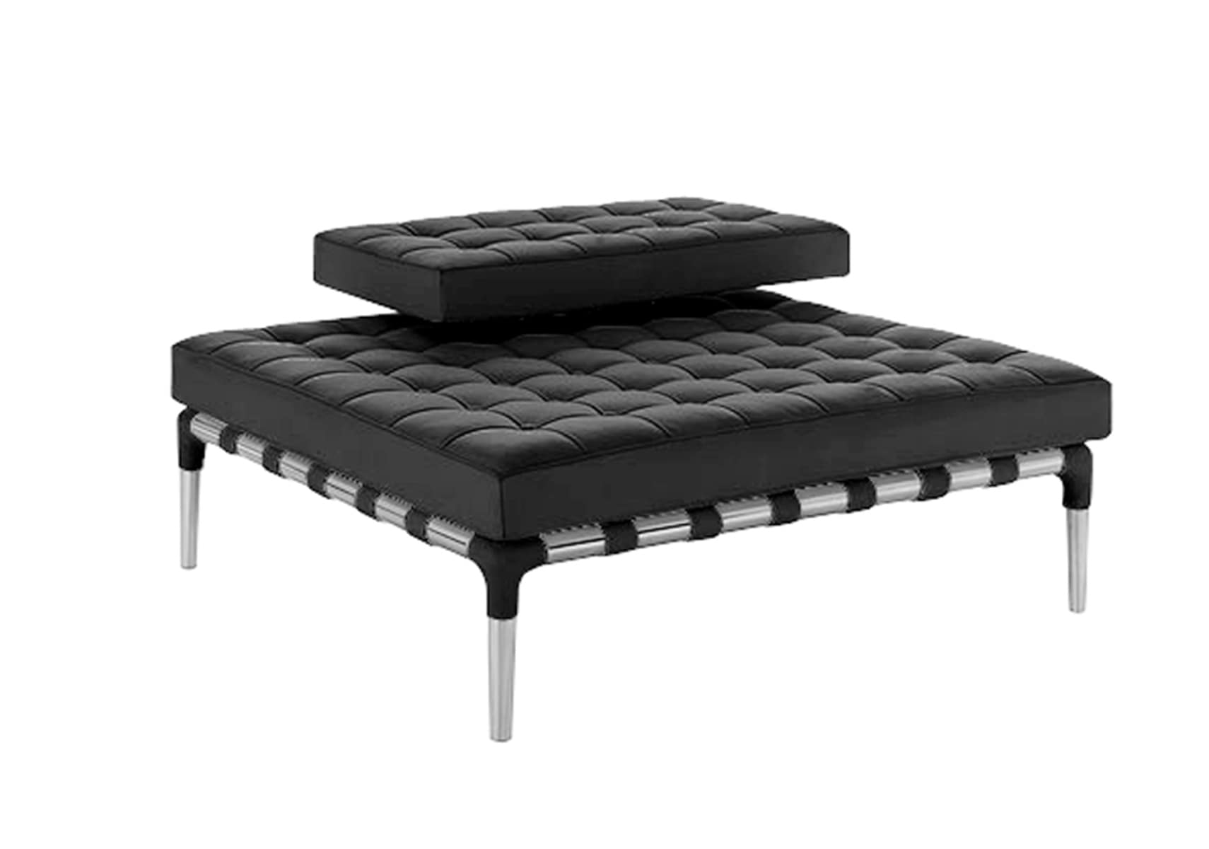 Cassina（カッシーナ）241-00 PRIVE オットマン 黒革（13X606