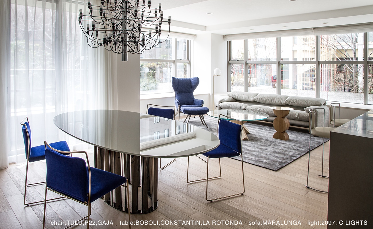 東京都港区 L様邸 - 納品事例 | カッシーナ・イクスシー