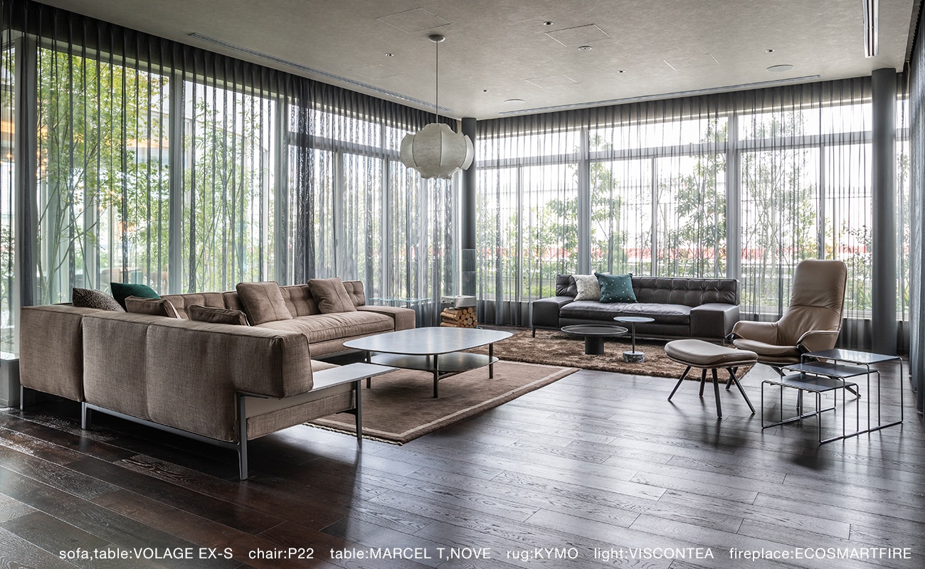 光庭のある家 - 納品事例 | カッシーナ・イクスシー