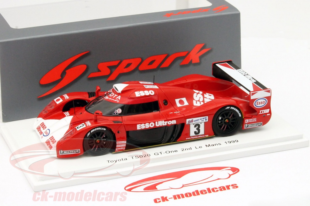 ミニカー 1/43 Toyota GT-one TS020 #1 Le Mans 1999 1/43 Minichamps