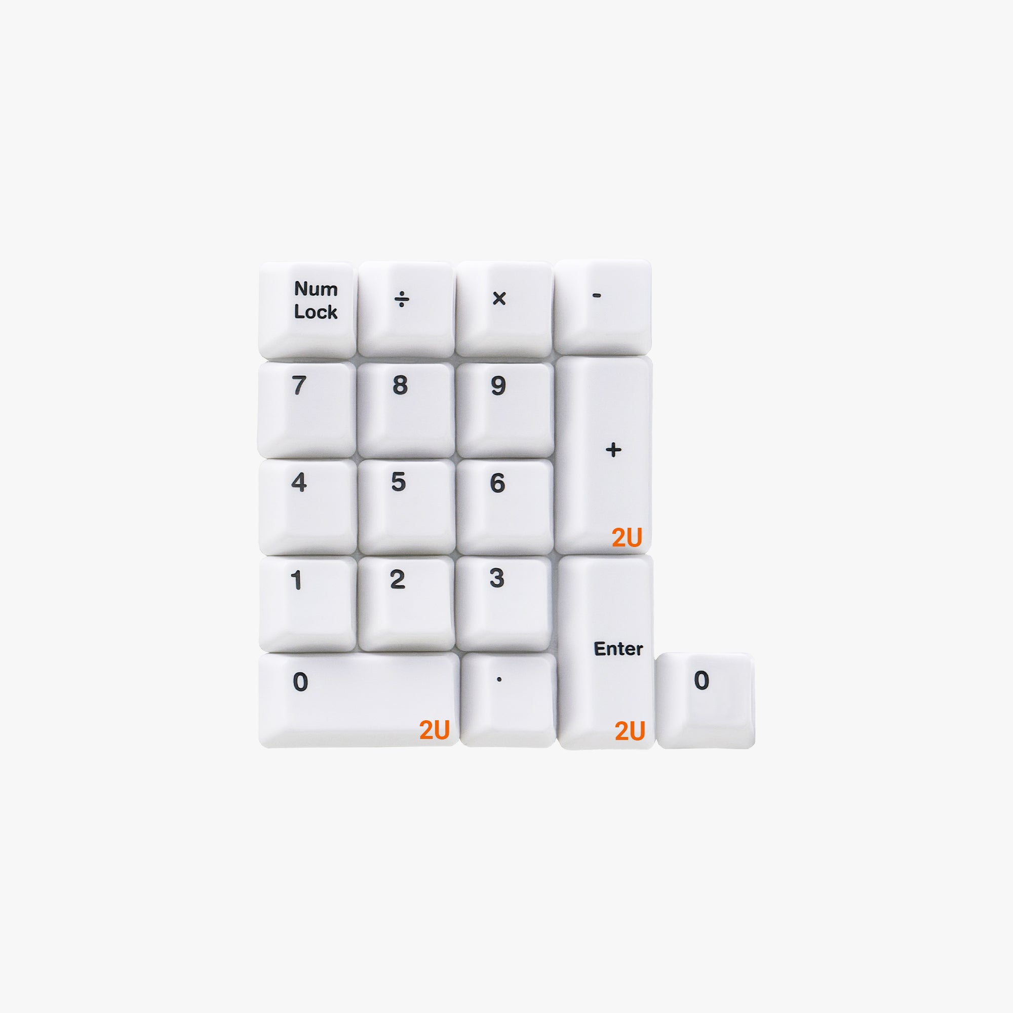 テンキー用マットキーキャップ