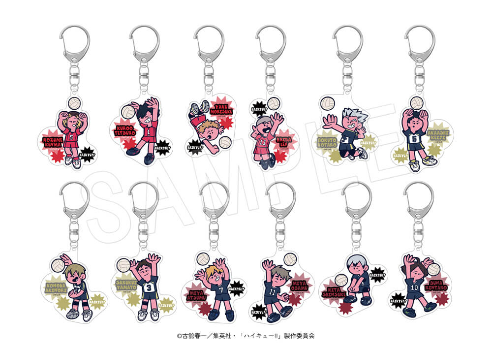 アニメ「ハイキュー!!」より、カートゥーン調のポップでキュートな新規