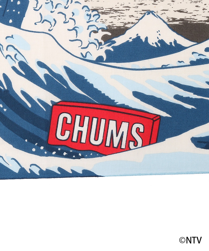 限定】CHUMS x 葛飾北斎 浪裏手ぬぐい/【限定】CHUMS x 葛飾北斎 浪裏