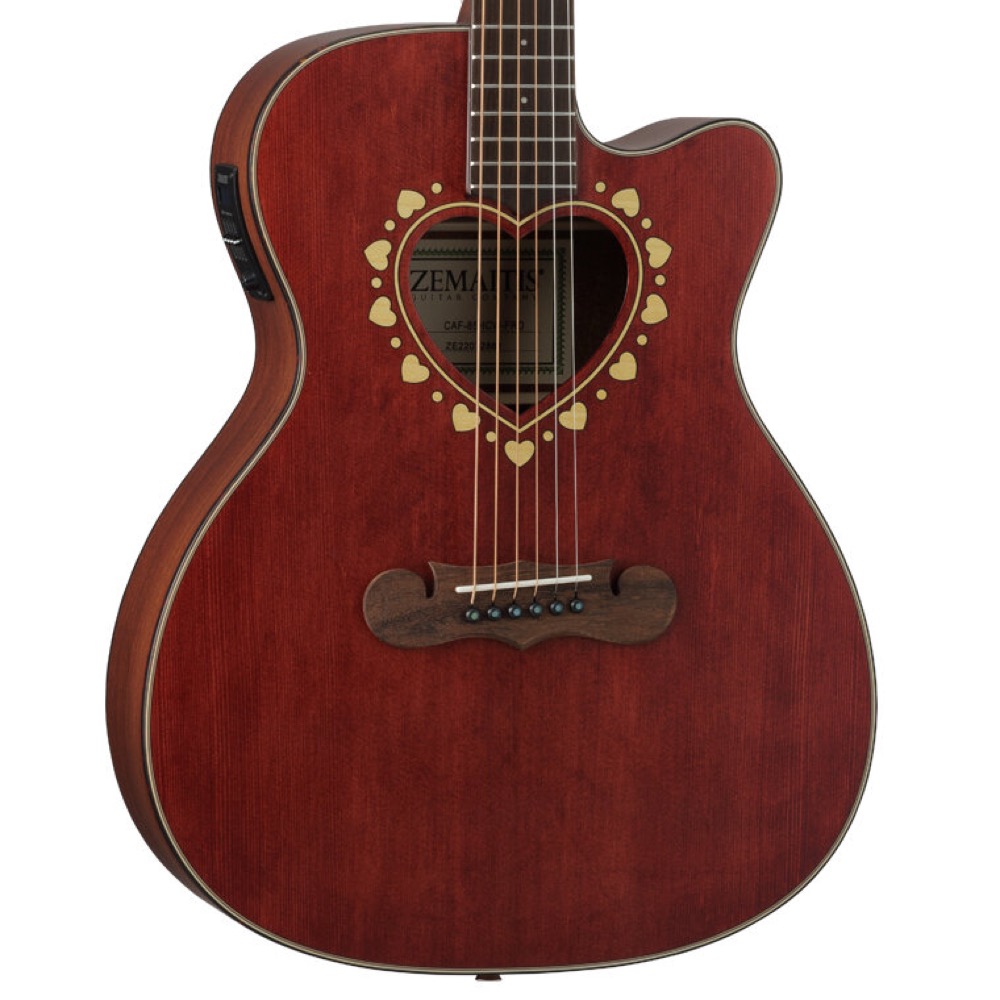 ZEMAITIS CAF-85HCW Faded Red エレクトリックアコースティックギター