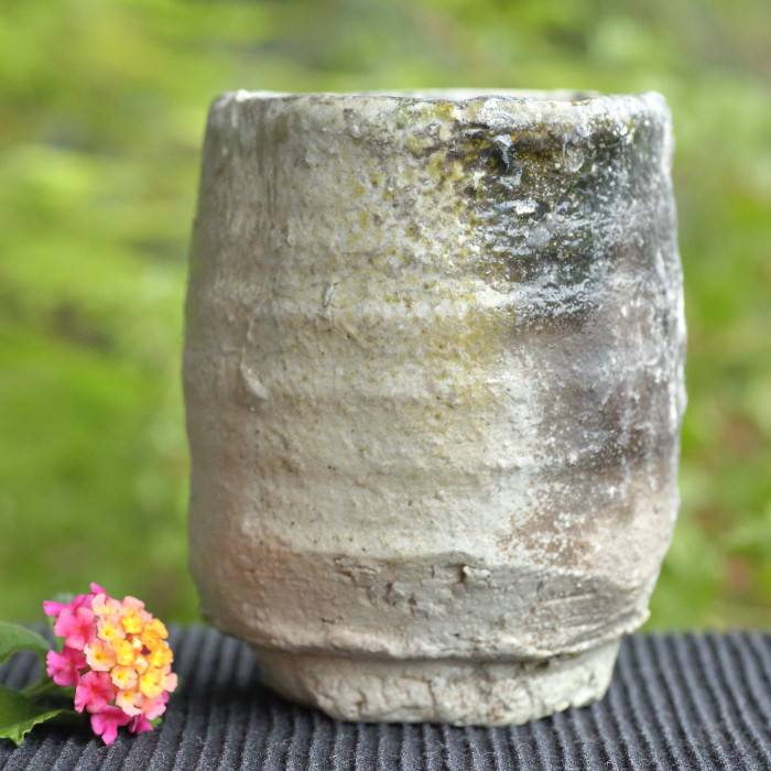 伊賀焼焼締陶湯呑 満容量320ml 谷本貴作