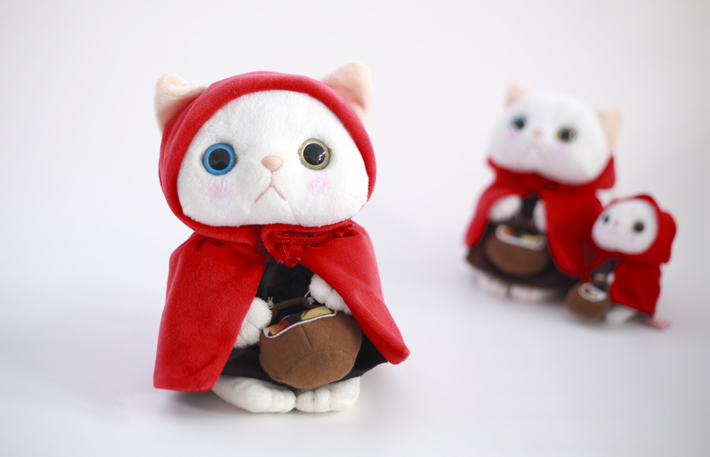 猫のぬいぐるみ 赤ずきん M｜猫グッズ・猫雑貨のchoo choo本舗