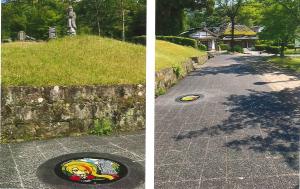 ゾンビランドサガマンホールが多久市に設置されました！ - 多久市