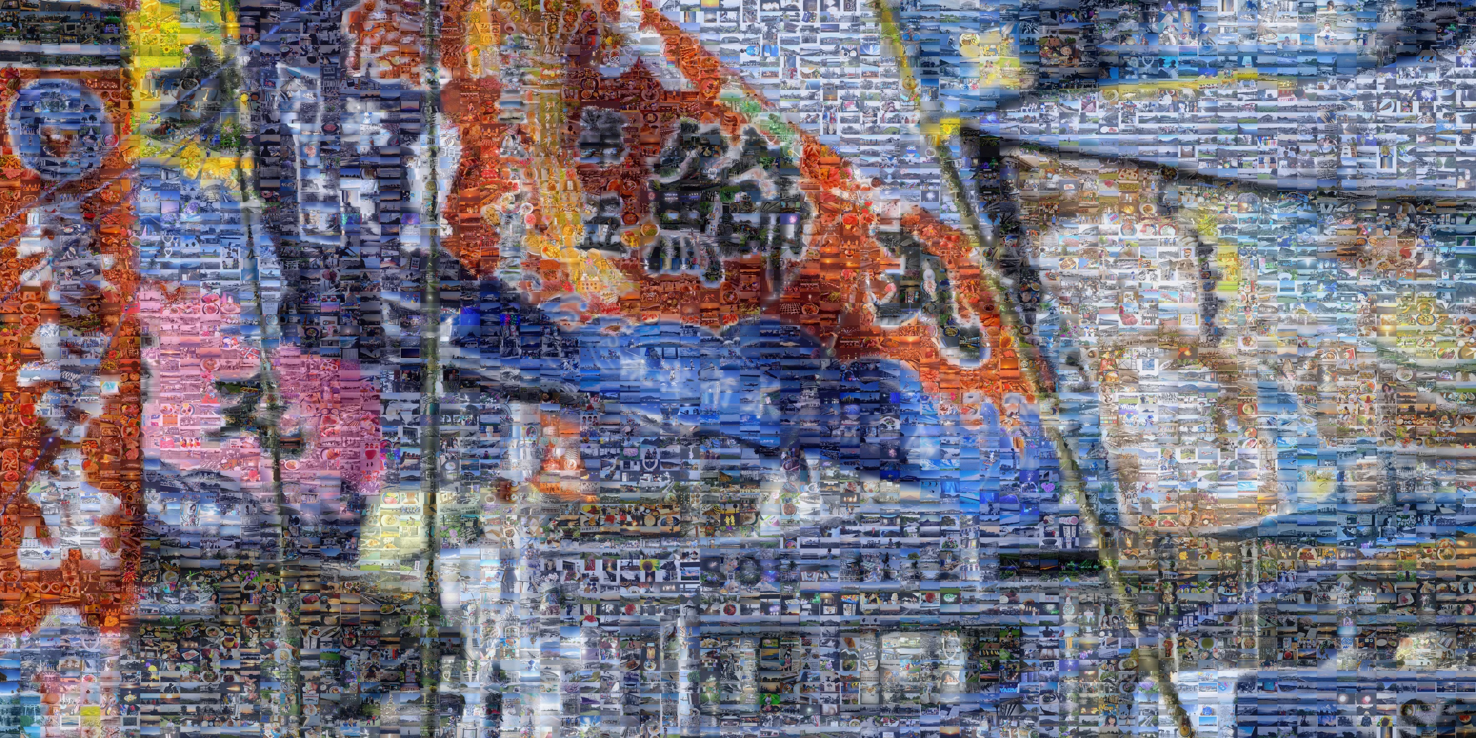 世界に一つのモザイクアートをつくろう！未来へツナぐやいづフォト