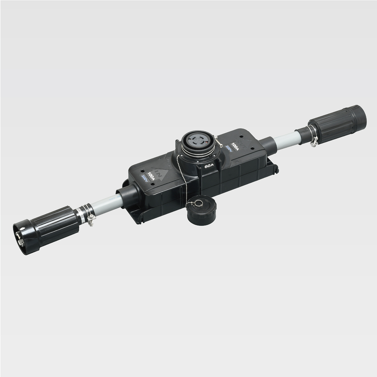 41024ET-60-CS 接地形3P 100A 250V (60A出力) T型分岐用コネクタボディ