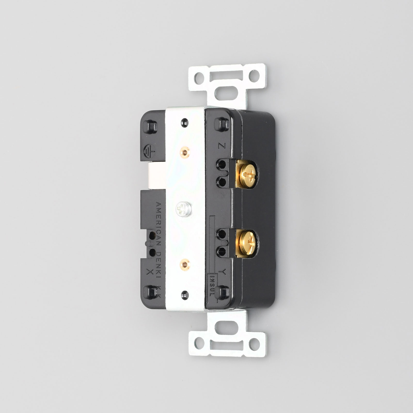 3120GD 接地形3P 15A 250V 複式埋込コンセント | アメリカン電機株式会社