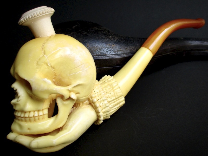 アンティークのメシャムパイプ〜白き女神