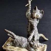 アンティークのヴィエナブロンズ〜動物誌