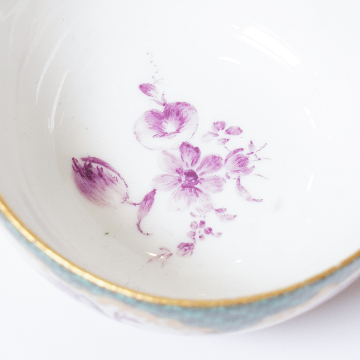 ドイツ 1750年代 磁器 MEISSEN マイセン ワトー紋カップ&ソーサー