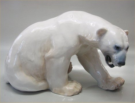 KAD ringen - B&G 1857 Polar Bear Knud Kyhn 21.5 x 37 cm (RC 433