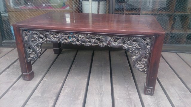 唐木家具 手違紫檀文机 【公式通販】