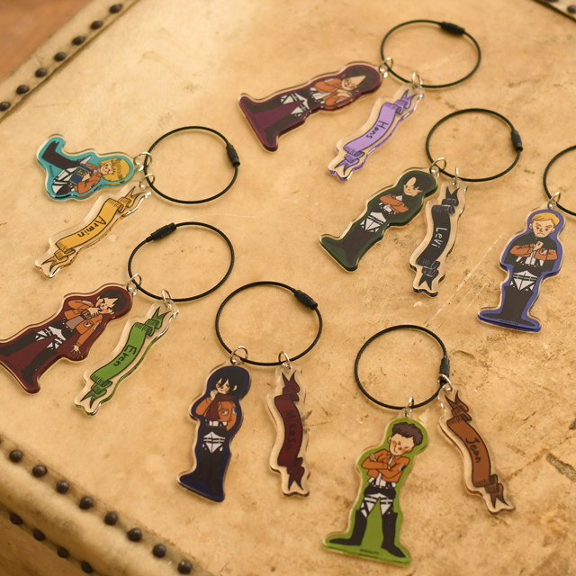 進撃の巨人｜ビッグアクリルキーホルダー（リヴァイ）