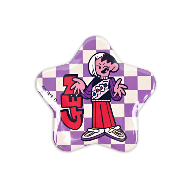 Dr.STONE｜星型缶バッジ(あさぎりゲン)