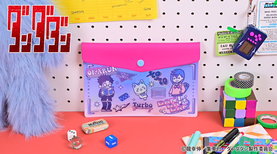 ダンダダン｜エンベロープケース（モモ・オカルン・ターボババア