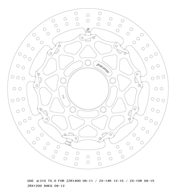 クロスロックディスクローター フロント 左 | GALE SPEED