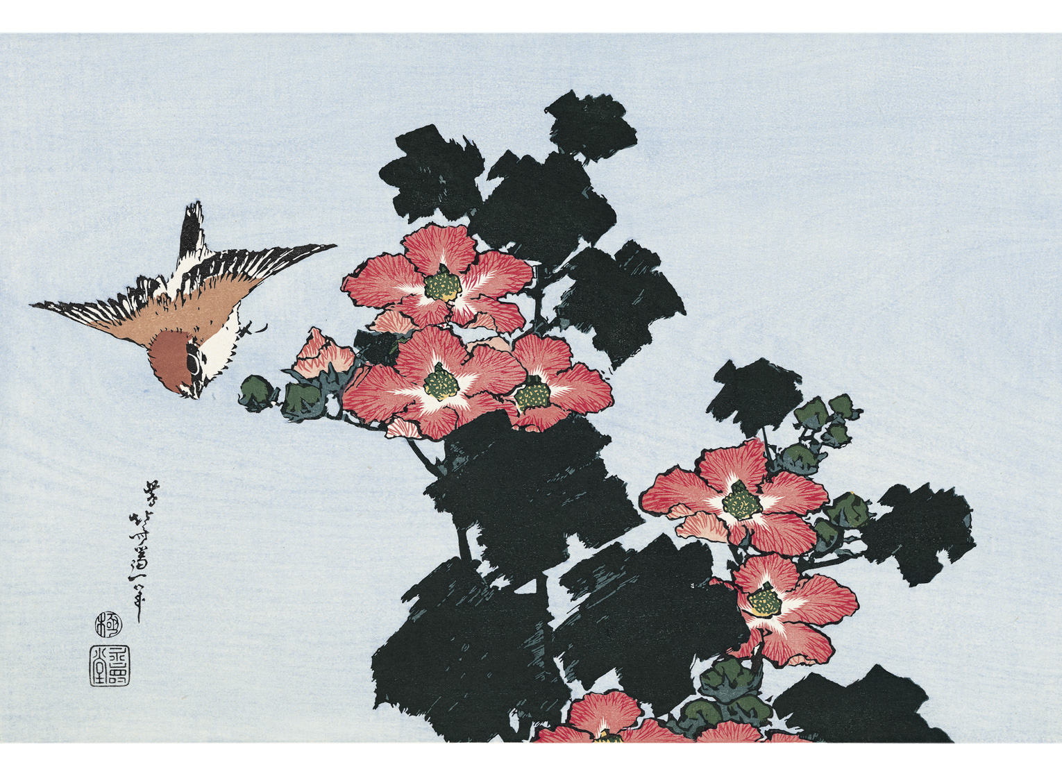 自然の「静」と「動」を美しく描き出す 北斎の傑作花鳥画10図をご紹介