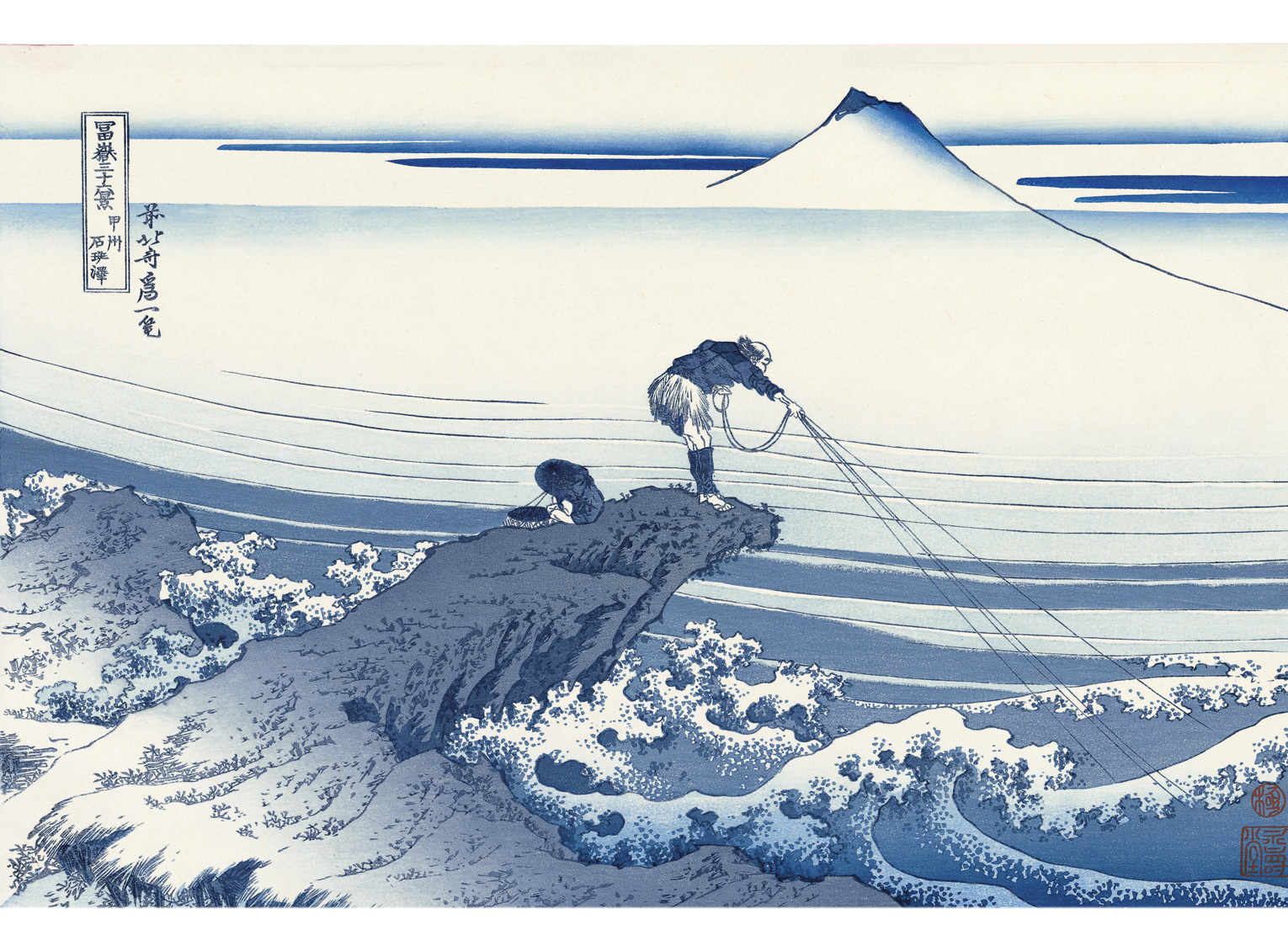 クールでモダンな北斎「藍の傑作」に迫る｜【北斎今昔】もっと知りたい