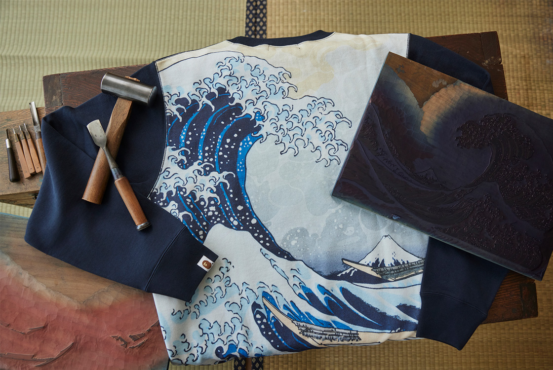 A BATHING APE®が北斎・国芳とコラボ！ 浮世絵の伝統とストリート