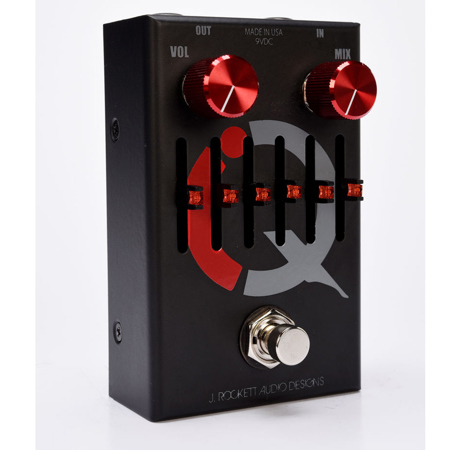 J Rockett IQ Compressor Pedal with 6 Band Graphic EQ IQ EQ/COMPRESSOR