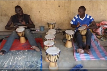 アフリカンスクエアー / ジャンベ ミニ DABA 極小