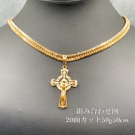K18 クロス ペンダント ツヤあり 18金 クロス ペンダント / k18 cross