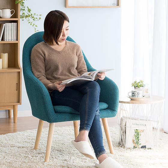 北欧ファブリック デザイン Parsonal Chair〔パーソナルチェア