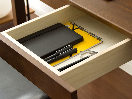 タモ無垢材デスク LIBRE〔リーブル〕 125cm幅 | 家具・インテリア通販