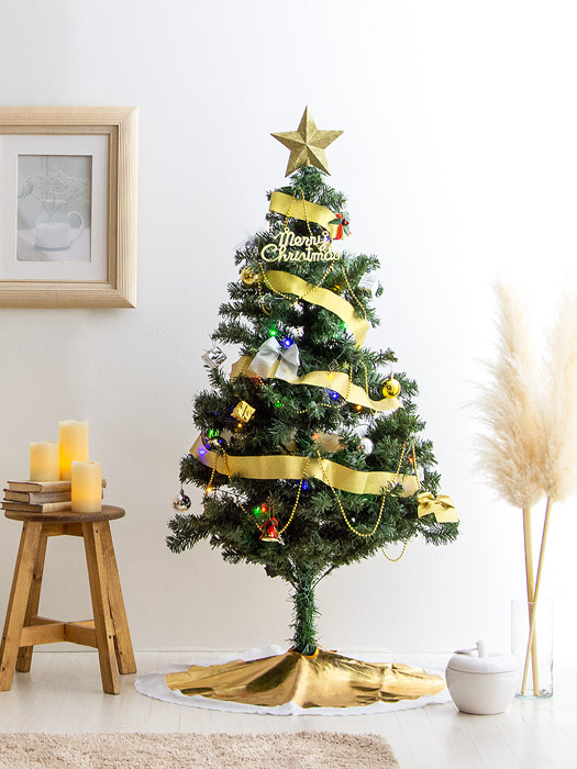 クリスマスツリーセット 180cmタイプ オーナメント付き | 家具