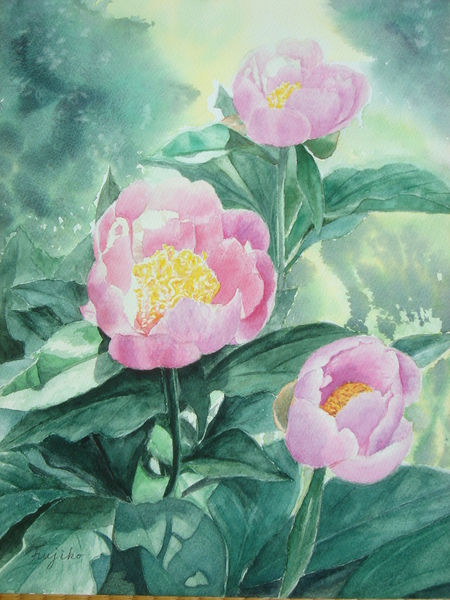 秋明菊」 by ふさよ｜Artmeter｜暮らしを彩るアートが、きっと見つかる