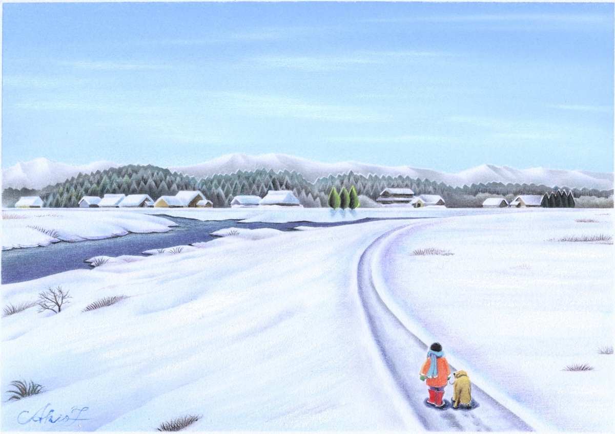 4月の風景」 by アキオ｜Artmeter｜暮らしを彩るアートが、きっと見つかる