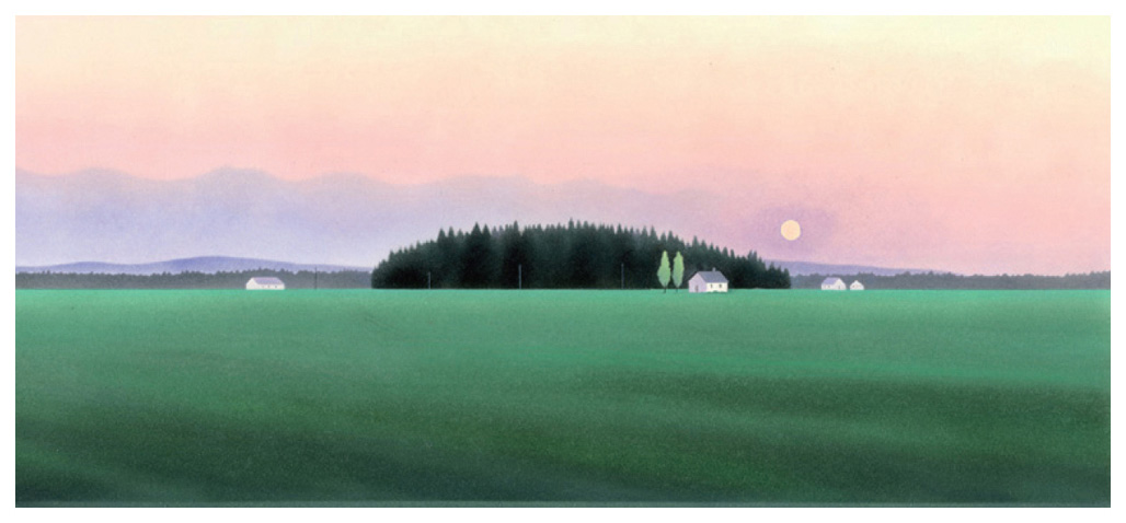 黒井健 絵画(ダイヤモンド・スクリーニング) 車窓からⅢ 3563|アート