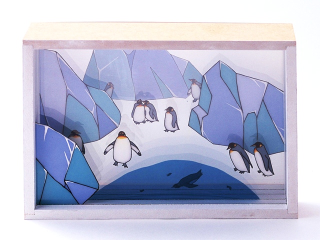 コラージュ 3Dアートボックス