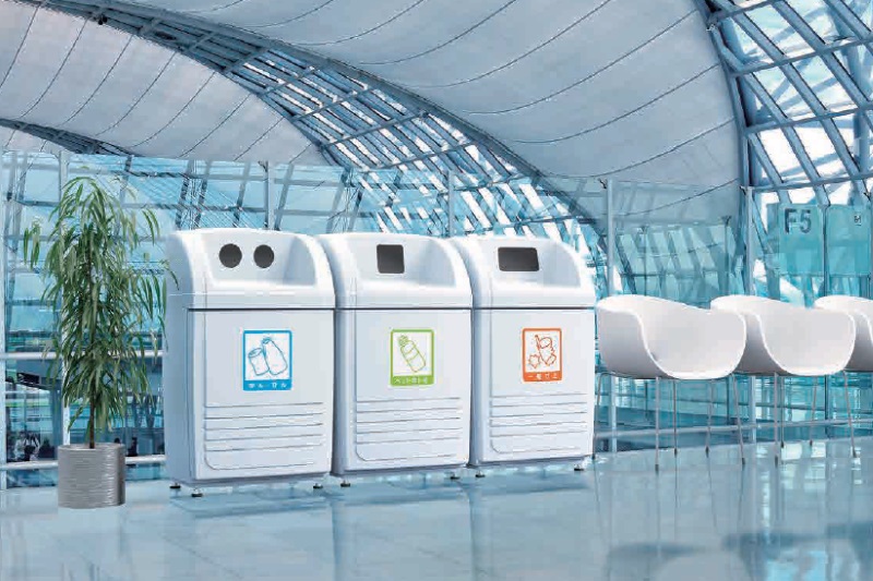 カイスイマレン 分別用ゴミ箱 ジャンボボトム SLP150P ペットボトル用