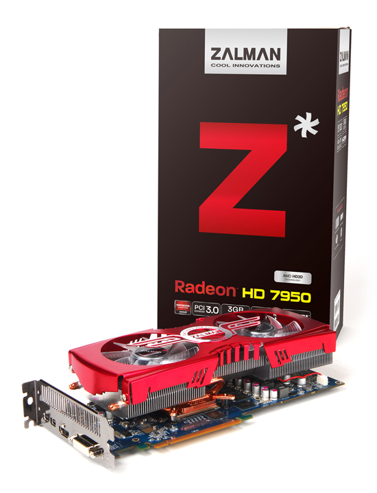 オリジナルクーラー搭載RADEON HD 7950グラフィックボード、ZALMAN